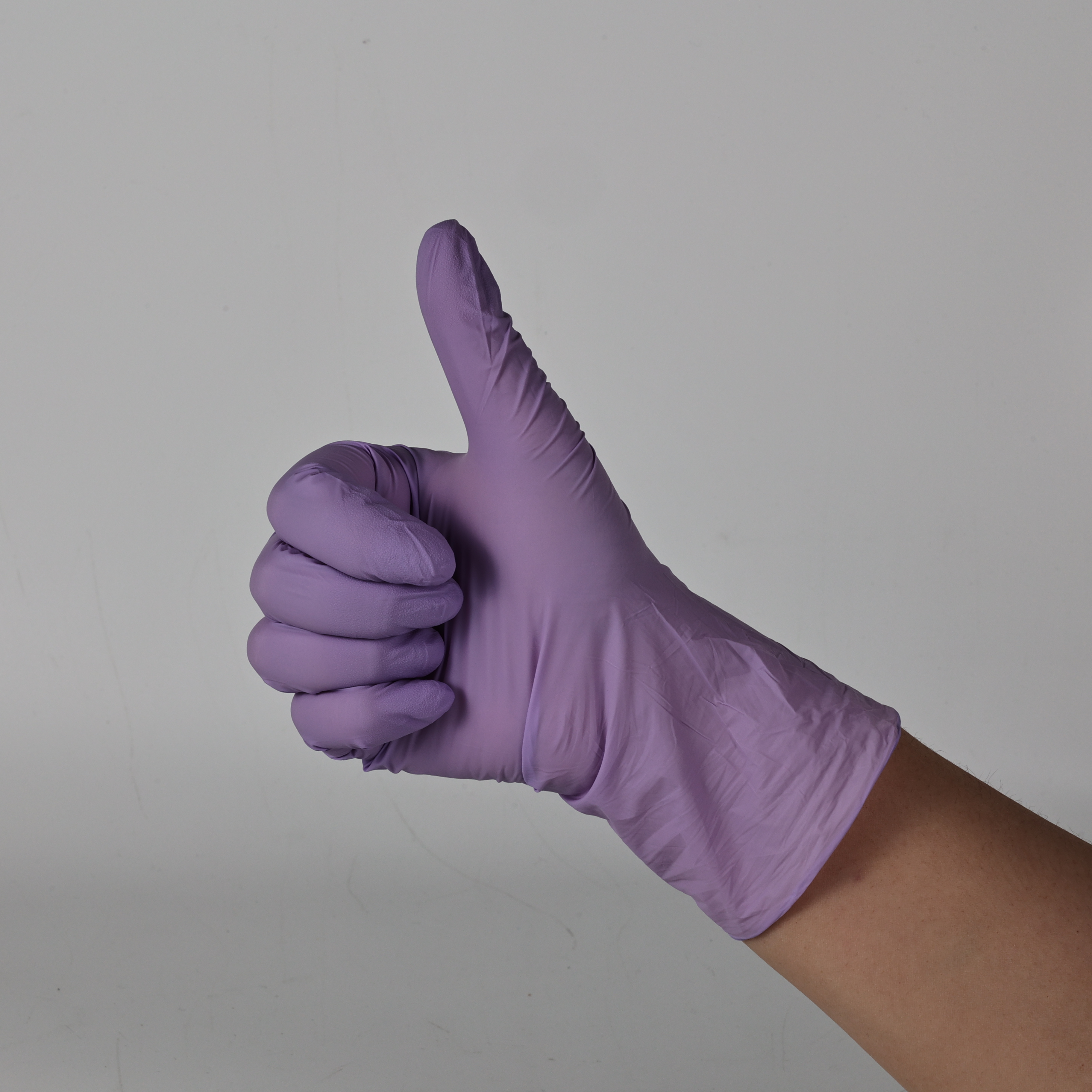 Powder-Free Disposable Medical Examination Purple Nitrile Glove 
